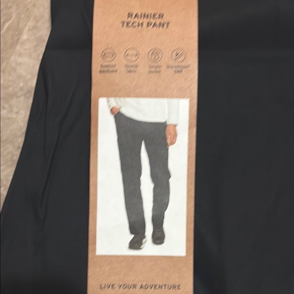 Eddie Bauer Black Cargo Pants Slim Fit